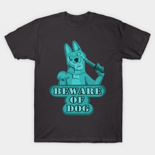 Beware of Dog (Blue) T-Shirt